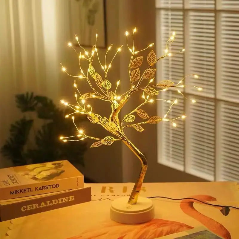 ARBOL DE MESA CON LUZ PARA DECORACION  ™